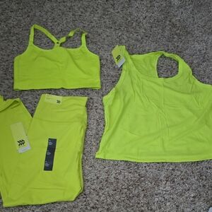 All in Motion Neon Yellow Leggings